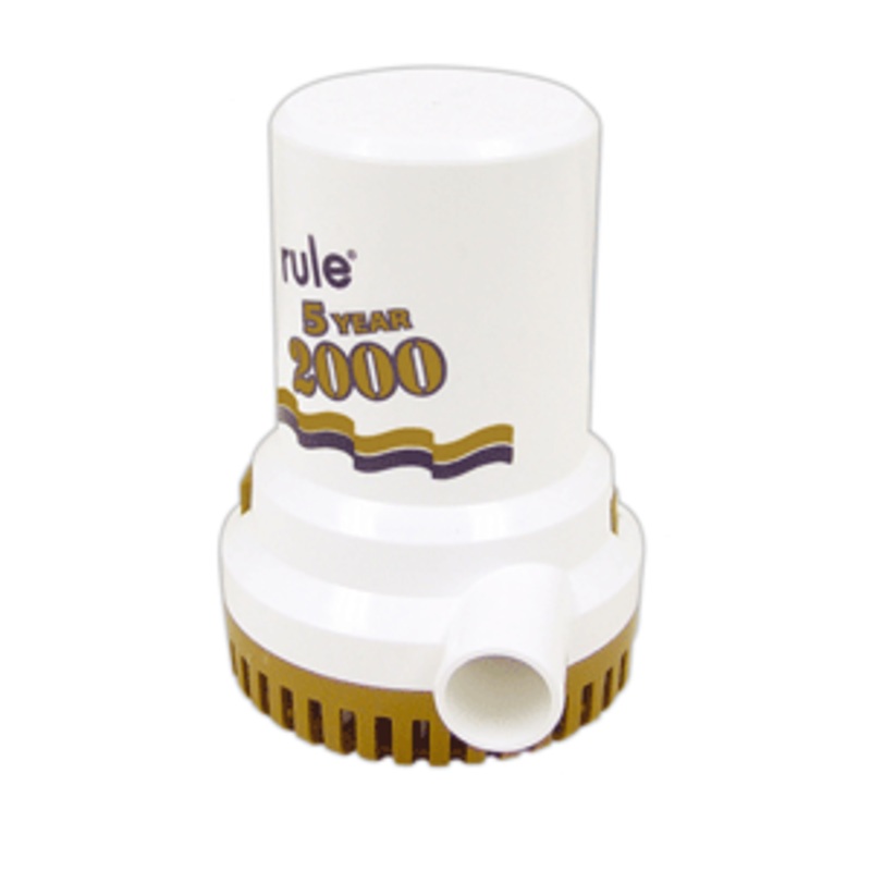 Rule 2000 G.P.H. “Gold Series” Bilge Pump