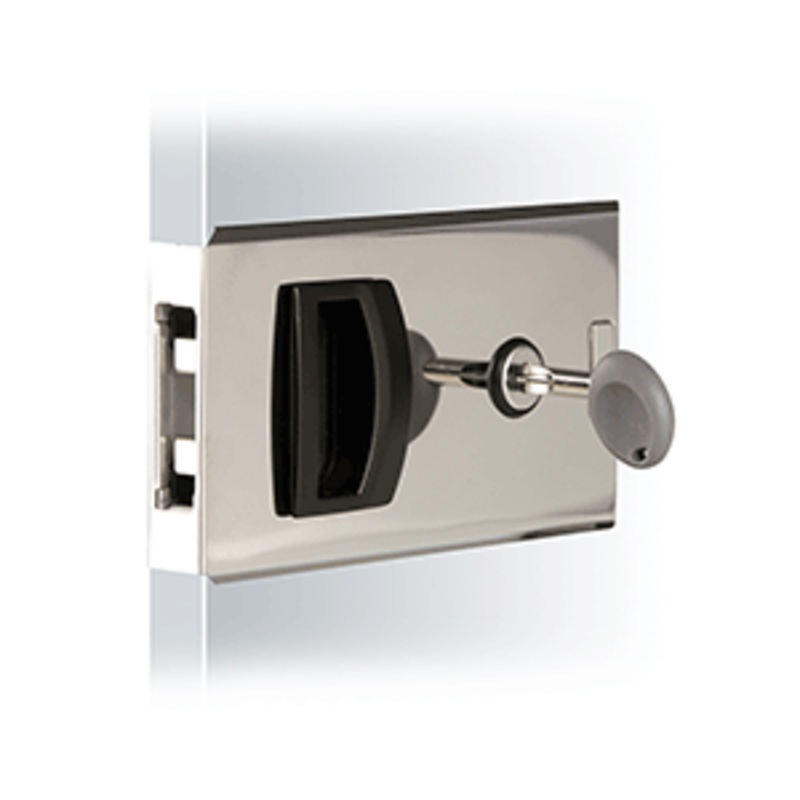 Southco Flush Sliding Door Latch – Square – Aluminum