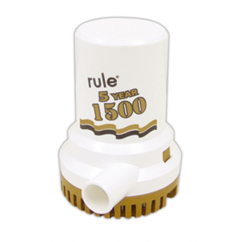 Rule 1500 G.P.H. “Gold Series” Bilge Pump