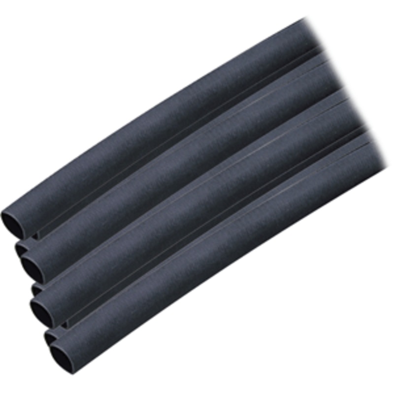 Ancor Adhesive Lined Heat Shrink Tubing (ALT) – 1/4″ x 12″ – 10-Pack – Black