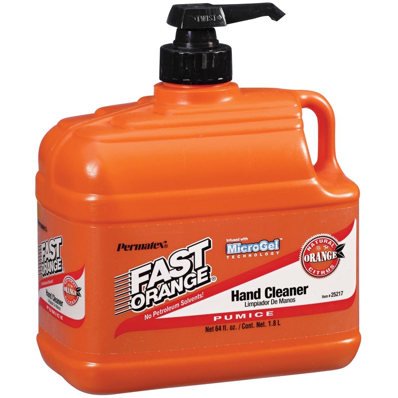 Permatex Fast Orange Fine Pumice Lotion Hand Cleaner – .5 Gallon [25217]