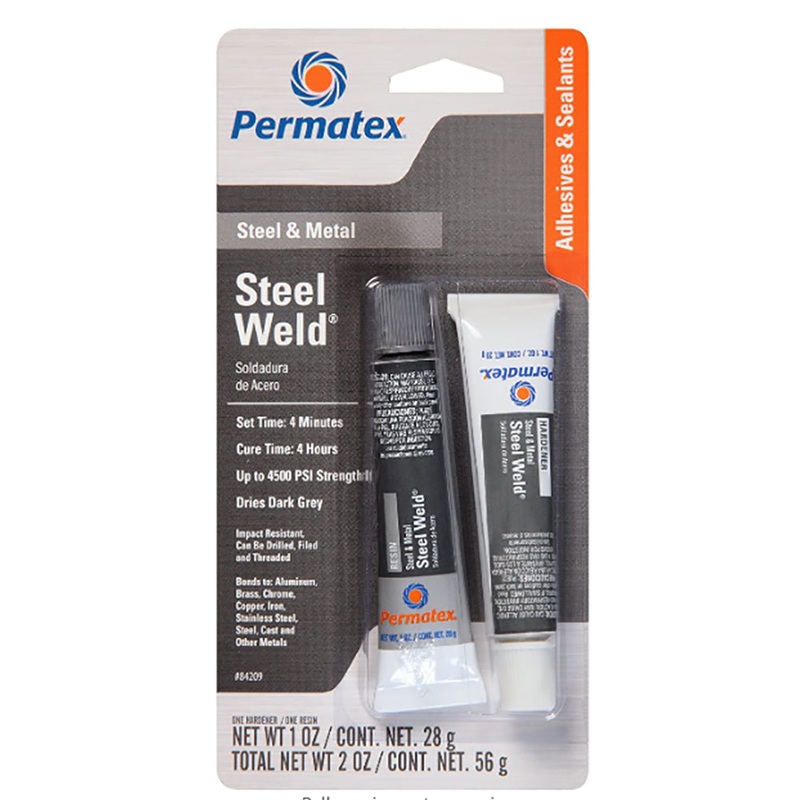 Permatex – Steel Weld Epoxy – GREY – 1oz [84209]