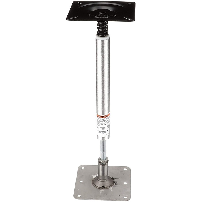 Attwood Pedestal Kit 13″ Post 7″ x 7″ Stainless Steel Base Plate Threaded [977339-T]