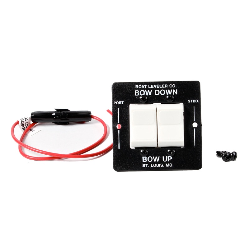 Boat Leveler Waterproof Trim Tab Switch – Black/White Buttons [12725]