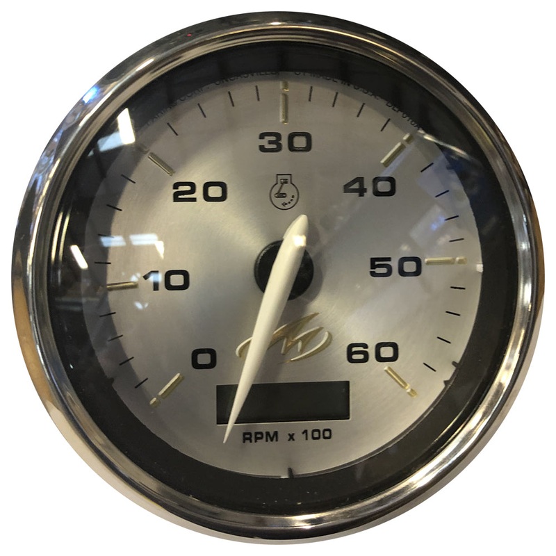 Faria Monterey 4″ Tachometer (6000 RPM) w/Digital Hourmeter [TCH257]