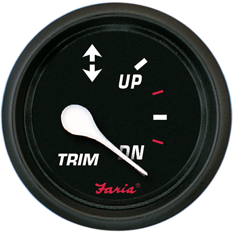Faria Professional Red 2″ Trim Gauge [14607]