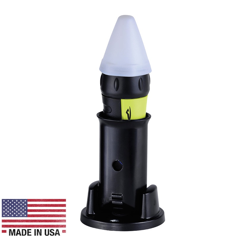 Princeton Tec AMP Kayak Mount w/ AMP 1L – Neon Yellow Light  Cone [AMPR-NY]