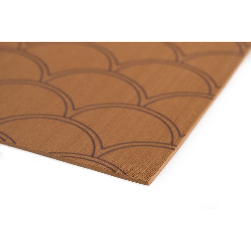SeaDek 40″ x 80″ 5mm Sheet Mocha Brushed Fish Scale – 1016mm x 2032mm x 5mm [23875-83800]