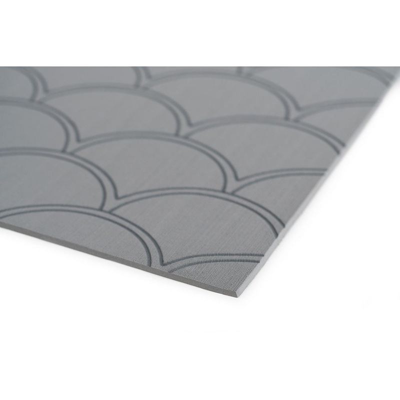 SeaDek 40″ x 80″ 5mm Sheet Storm Gray Brushed Fish Scale – 1016mm x 2032mm x 5mm [23875-83803]