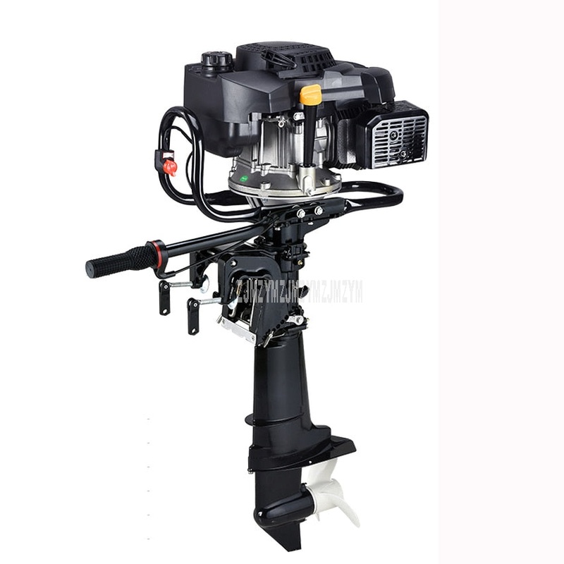 9 Horsepower Boat Outboard Engine Air-cooling Gasoline Fuel Short Shaft Four 4 strok Outboard Motor For Inflatable Boat Type A