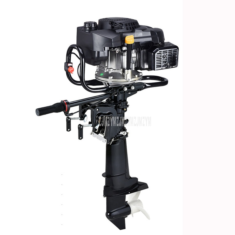 9 Horsepower Boat Outboard Engine Air-cooling Gasoline Fuel Short Shaft Four 4 strok Outboard Motor For Inflatable Boat Type B