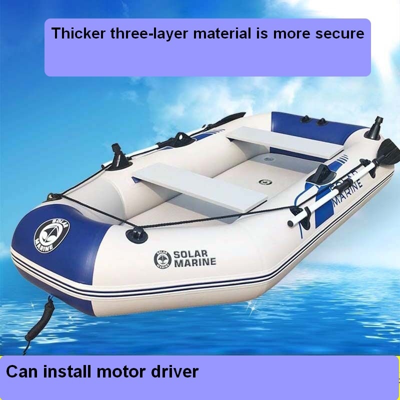 Large inflatable boat Luxury configuration with advanced boat motor drive Fishing swimming tool 3M set CHINA