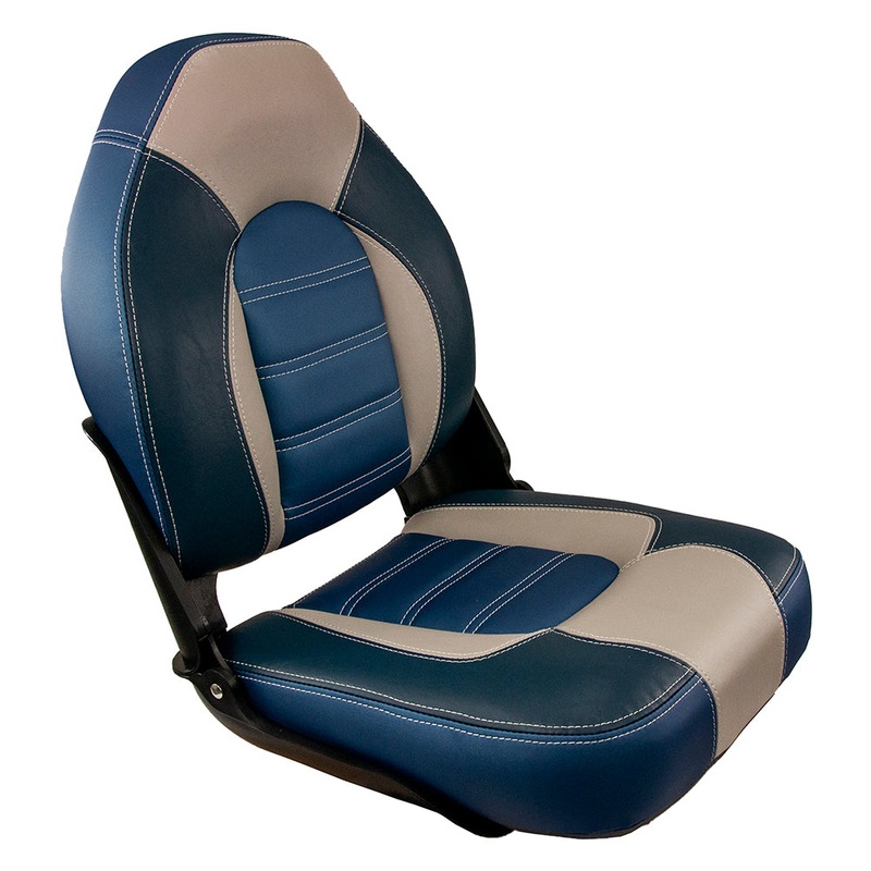 Springfield Skipper Premium HB Folding Seat – Blue/Grey [1061069-B]