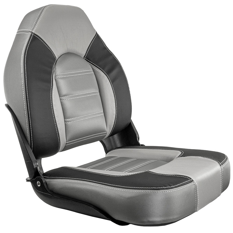 Springfield Skipper Premium HB Folding Seat – Charcoal/Grey [1061063-B]
