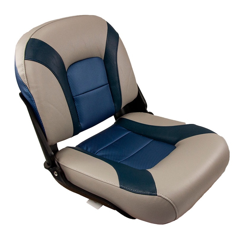 Springfield Skipper Premium LB Folding Seat – Blue/Grey [1061079-1]