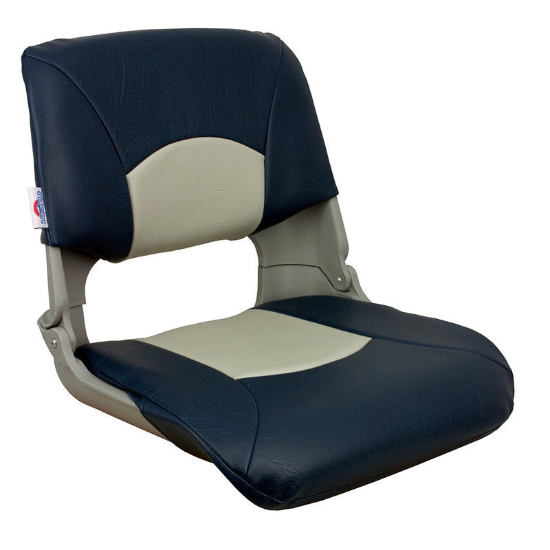 Springfield Skipper Standard Folding Seat – Grey/Blue [1061019]
