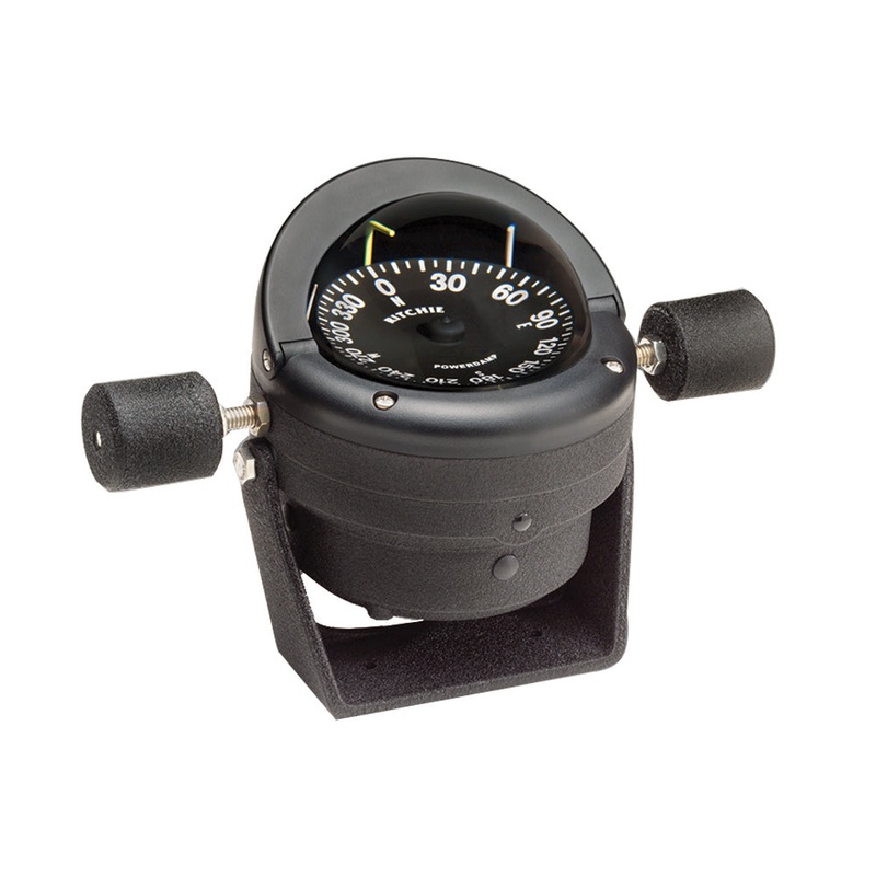 Ritchie HB-845 Helmsman Steel Boat Compass – Bracket Mount – Black [HB-845]