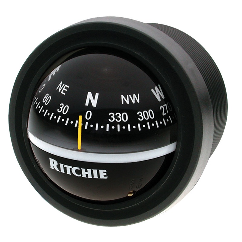 Ritchie V-57.2 Explorer Compass – Dash Mount – Black [V-57.2]