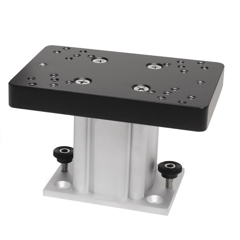 Cannon Aluminum Fixed Base Downrigger Pedestal – 4″ [1904030]