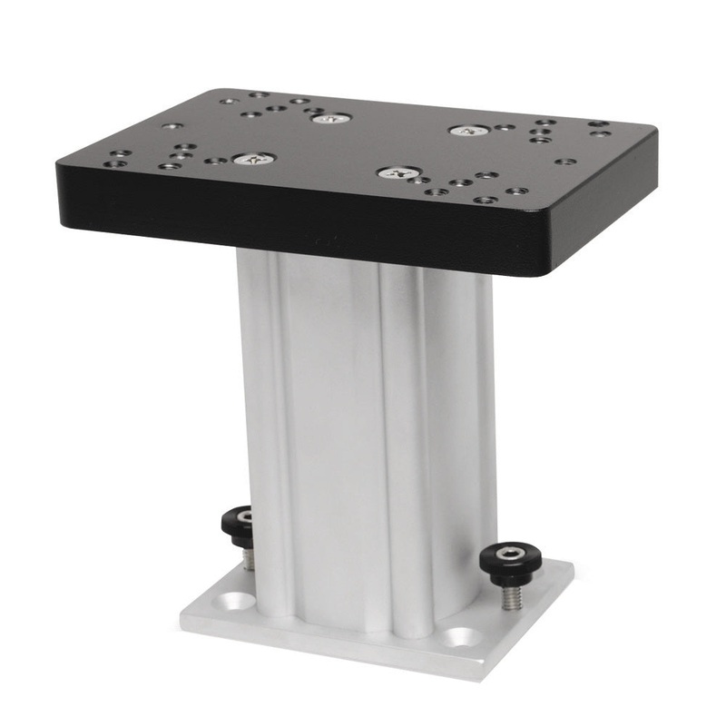 Cannon Aluminum Fixed Base Downrigger Pedestal – 6″ [1904031]