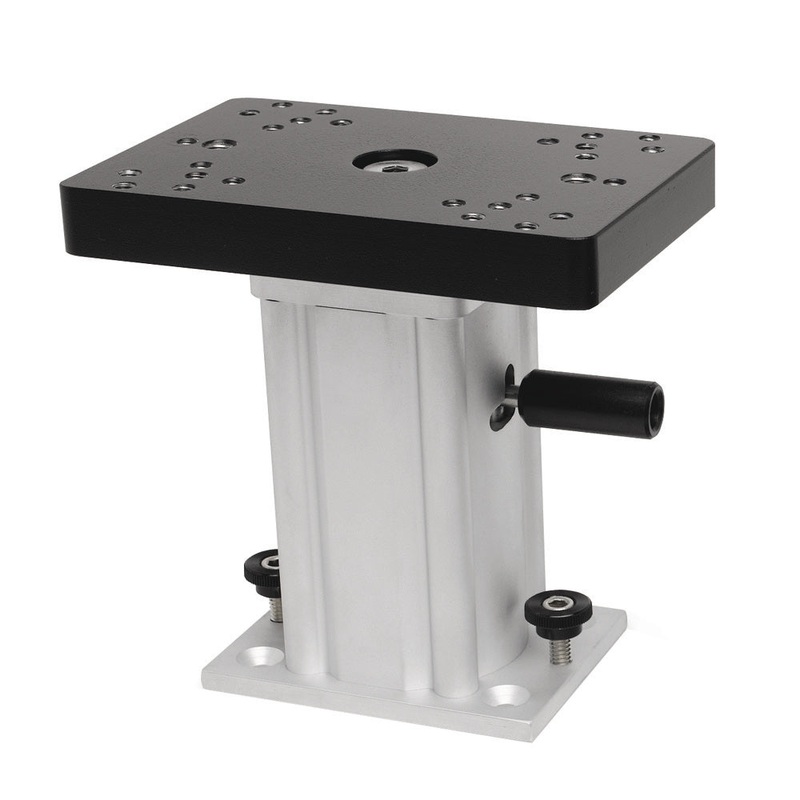 Cannon Aluminum Swivel Base Downrigger Pedestal – 6″ [1904033]