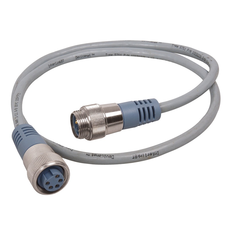 Maretron Mini Double Ended Cordset – Male to Female – 2M – Grey [NM-NG1-NF-02.0]