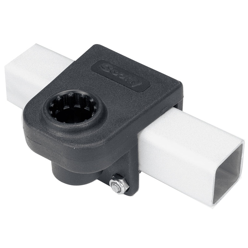 Scotty 1 1/4″ Square Rail Mount [243-BK]