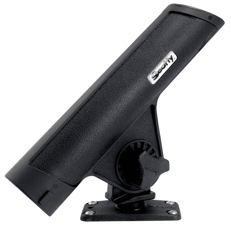 Scotty 351 Rodmaster II Rod Holder w/244 Flush Deck Mount – Black [351]
