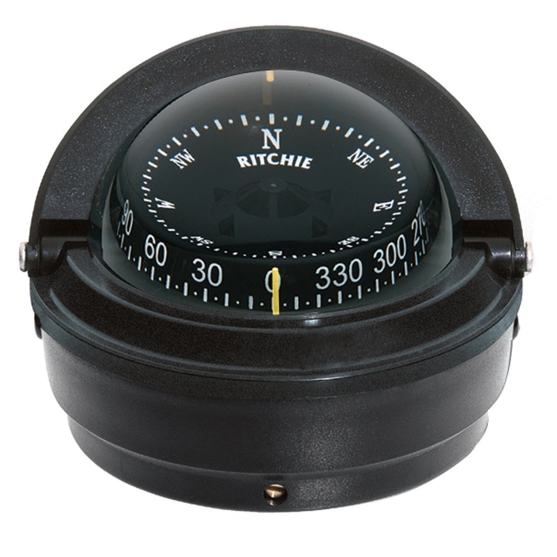 Ritchie S-87 Voyager Compass – Surface Mount – Black [S-87]