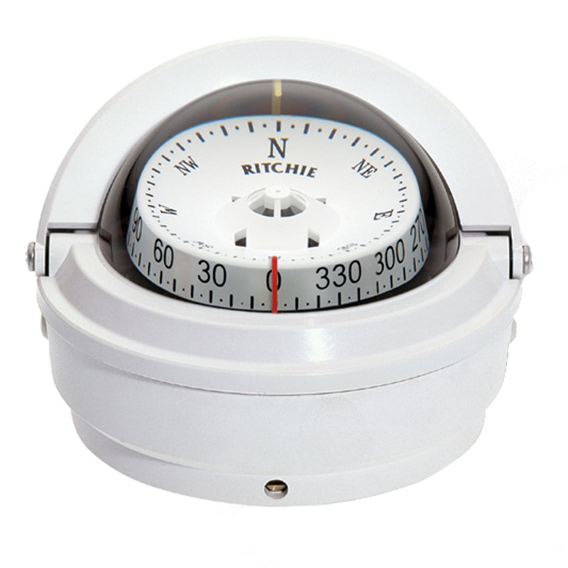 Ritchie S-87W Voyager Compass – Surface Mount – White [S-87W]