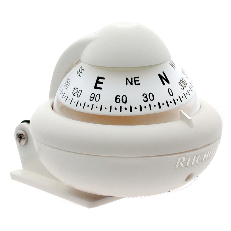 Ritchie X-10W-M RitchieSport Compass – Bracket Mount – White [X-10W-M]