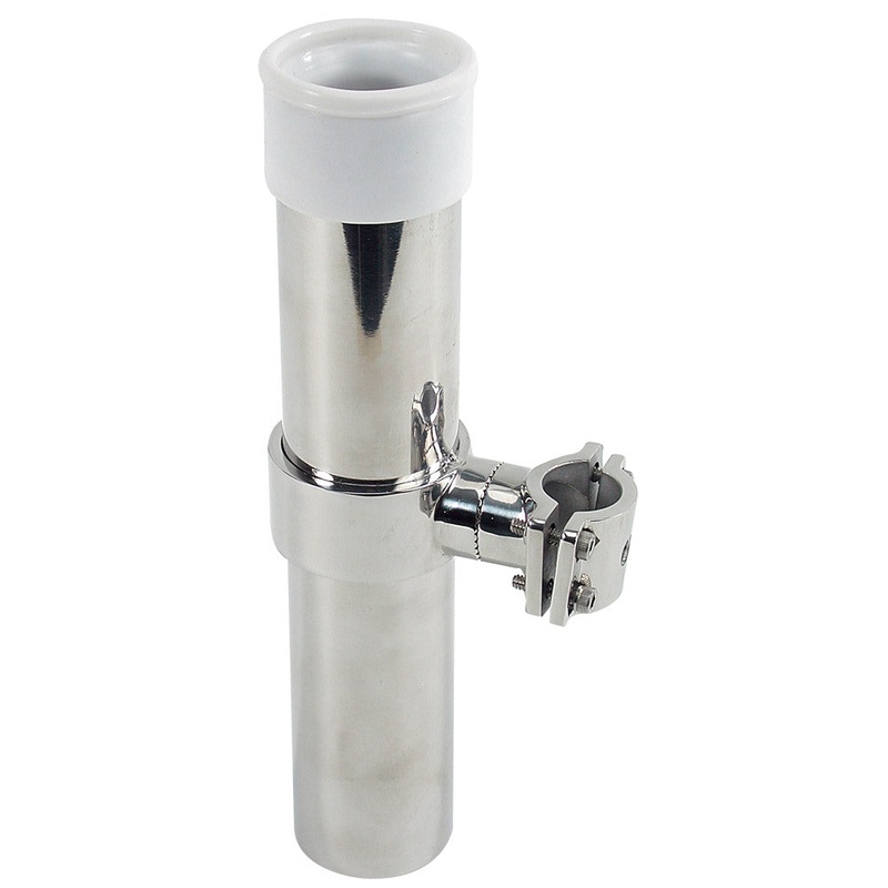 Whitecap Bluewater Series Rail Mount 10″ Rod Holder S.S. [S-7004CBLUE]