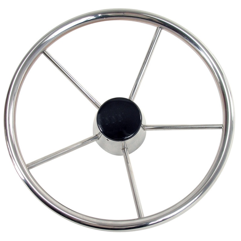 Whitecap Destroyer Steering Wheel – 13-1/2″ Diameter [S-9001B]