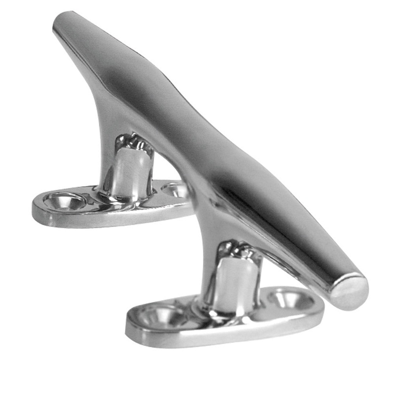 Whitecap Heavy Duty Hollow Base Stainless Steel Cleat – 10″ [6111]