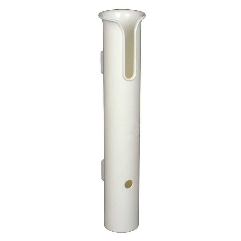 C.E. Smith Single Rod Holder – White [55115A]