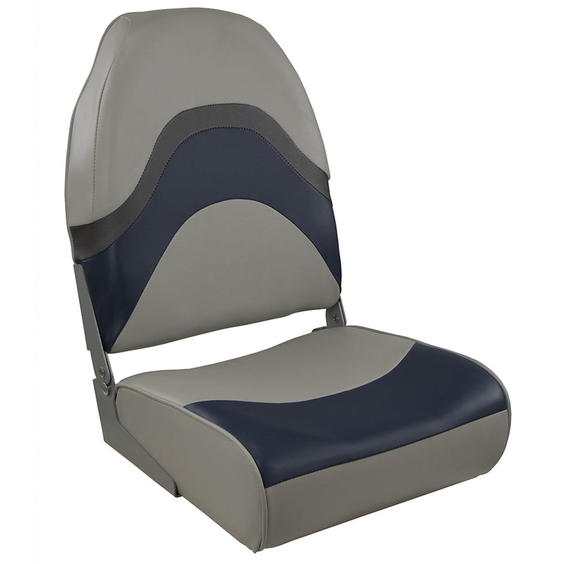 Springfield Premium Wave Folding Seat – Grey/Blue w/Meteor Stripe [1062031]