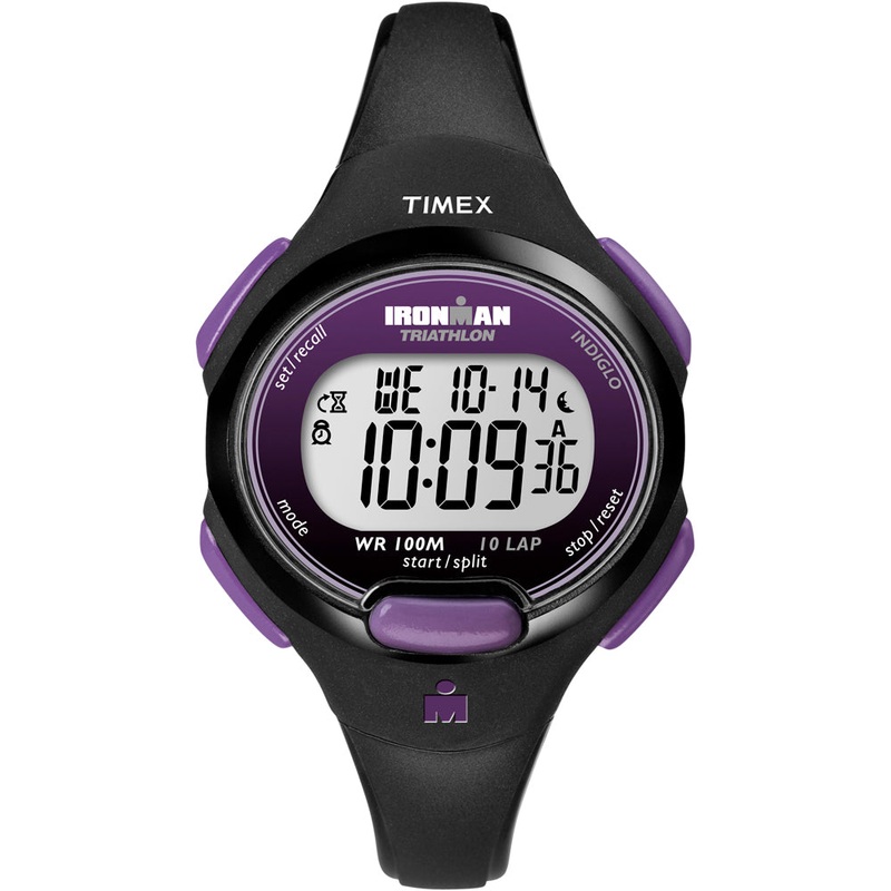 Timex IRONMAN 10-Lap Watch – Mid-Size – Purple/Black [T5K523JV]