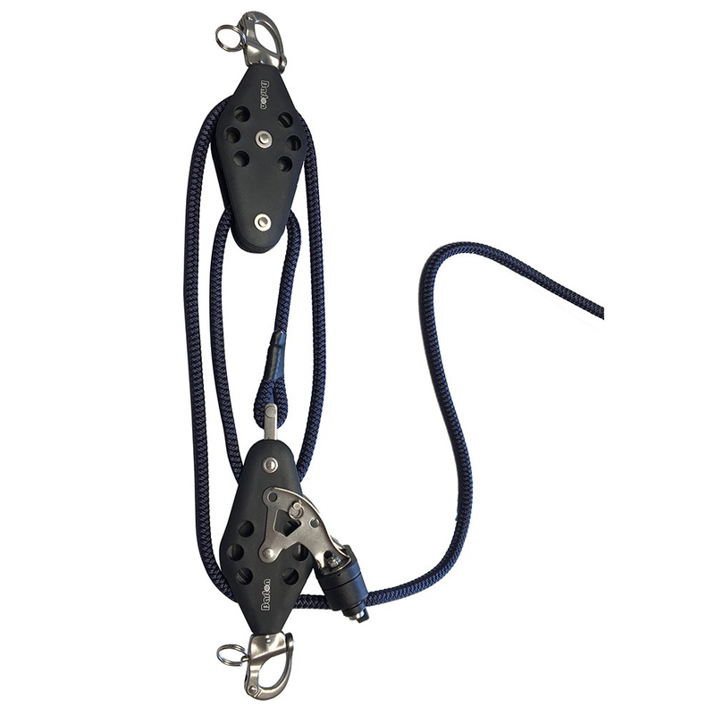 Barton Marine Size 3 4:1 Vang System – Snap Shackle Head – 24 Line [03 900]