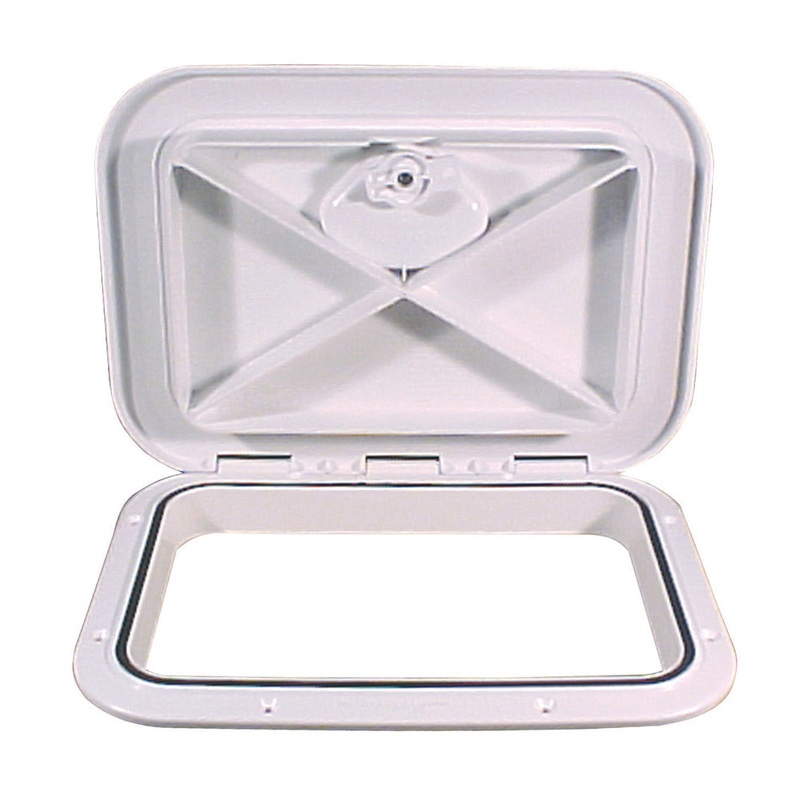 Beckson 11×15″ Flush Hatch Vertical or Horizontal – White [HT1115-W]