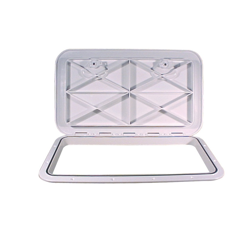 Beckson 14×24″ Flush Hatch Vertical or Horizontal – White [HT1424-W]