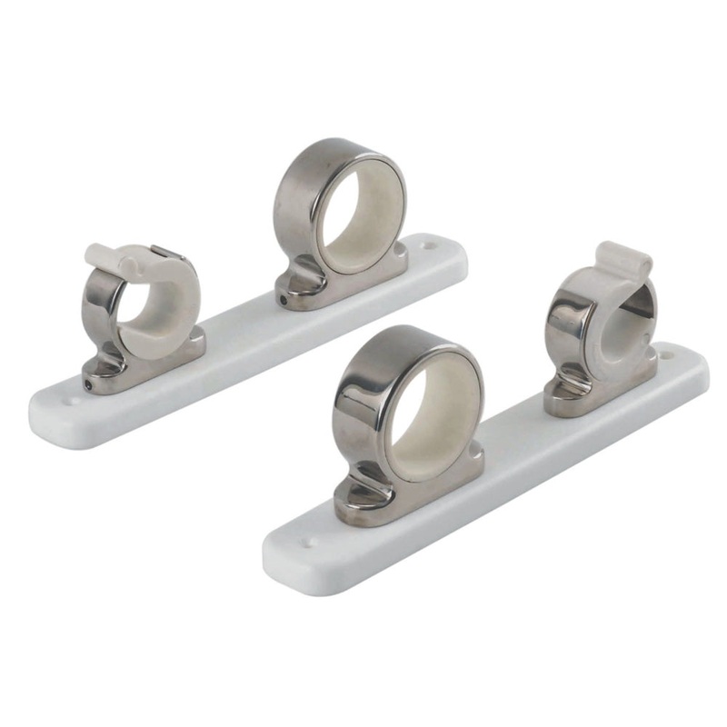 TACO 2-Rod Hanger w/Poly Rack – Polished Stainless Steel [F16-2751-1]