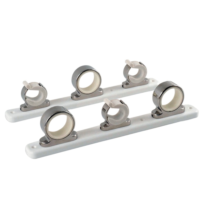 TACO 3-Rod Hanger w/Poly Rack – Polished Stainless Steel [F16-2753-1]