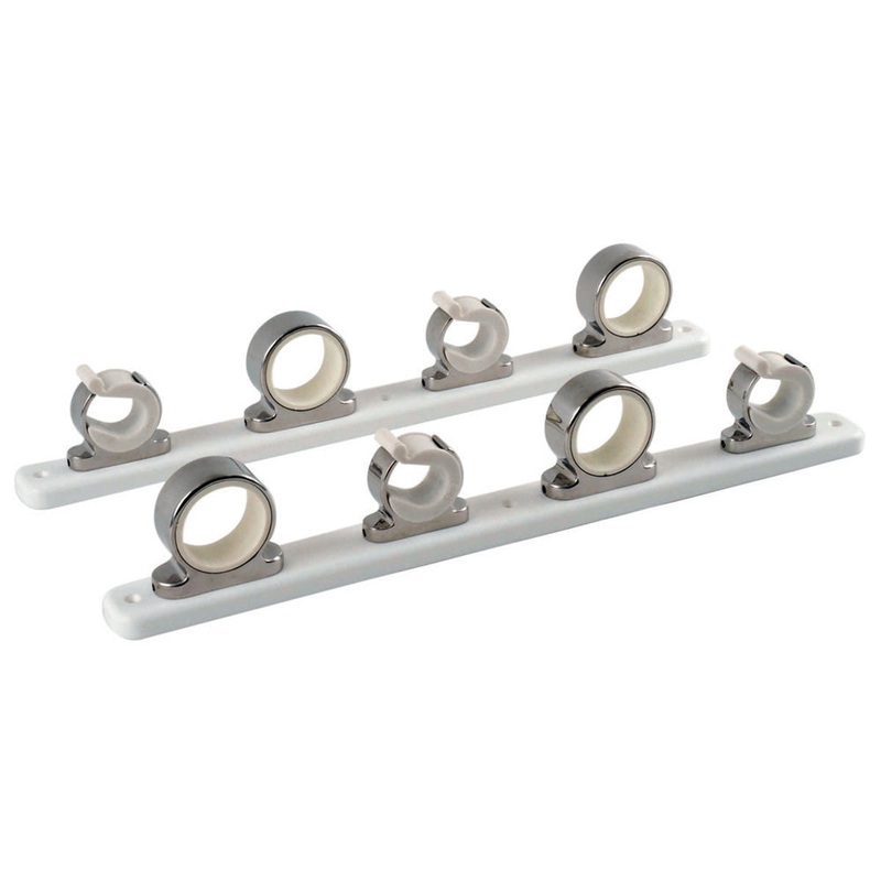 TACO 4-Rod Hanger w/Poly Rack – Polished Stainless Steel [F16-2752-1]