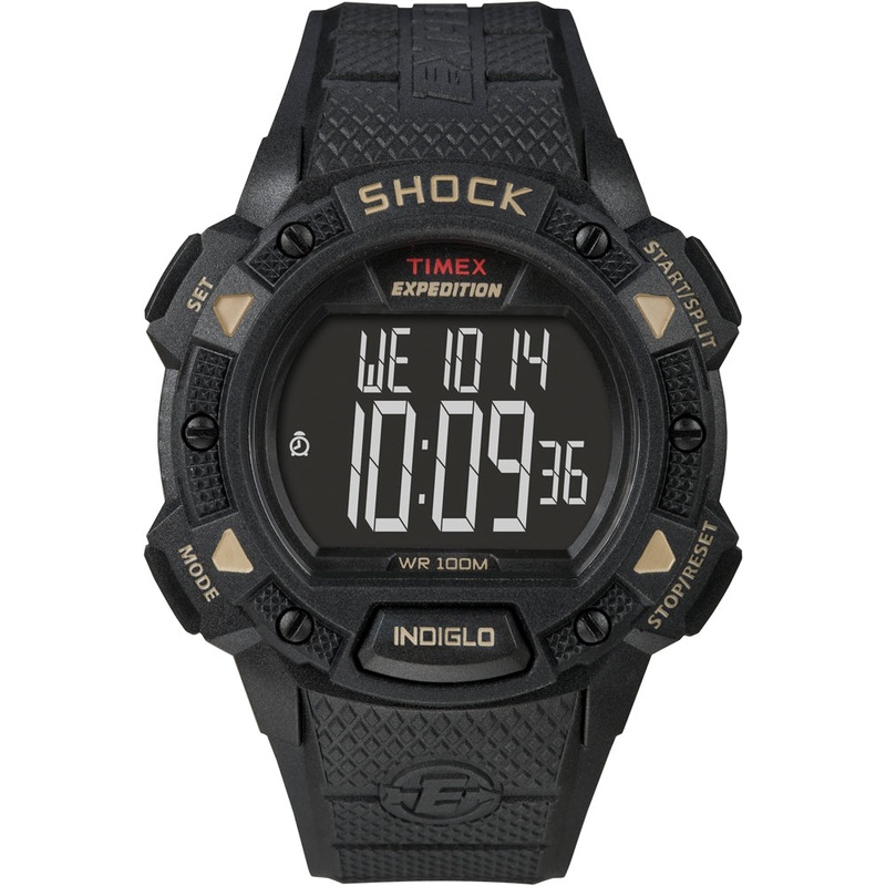 Timex Expedition Shock Chrono Alarm Timer – Black [T49896]