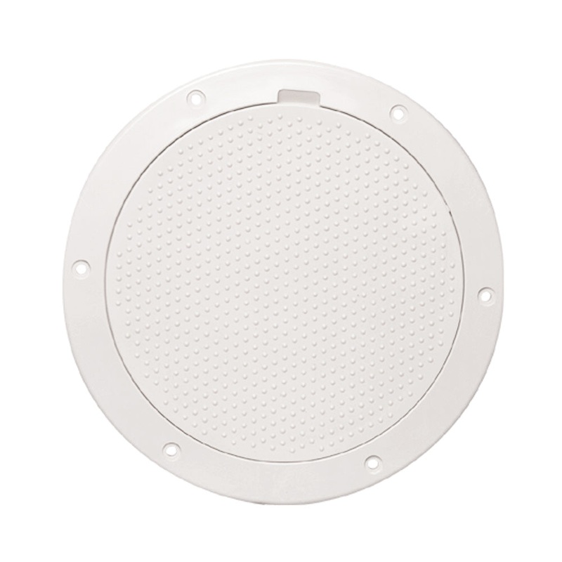Beckson 6″ Non-Skid Pry-Out Deck Plate – White [DP63-W]