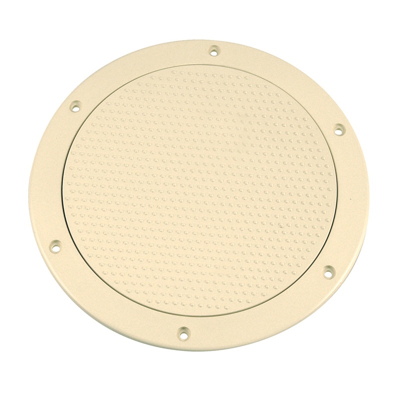 Beckson 6″ Non-Skid Screw-Out Deck Plate – Beige [DP62-N]