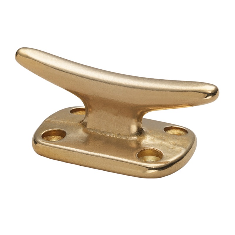 Whitecap Fender Cleat – Polished Brass – 2″ [S-976BC]