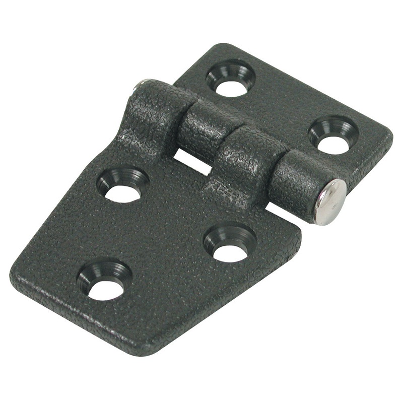 Whitecap Shortside Door Hinge – Black Nylon – 1-3/8″ x 2-1/4″ [S-3032]