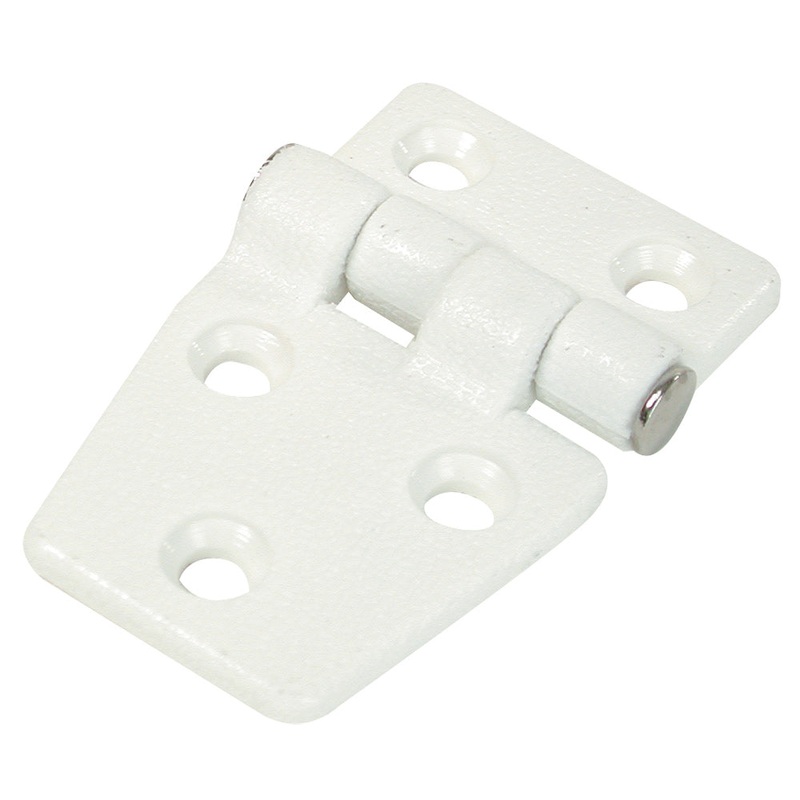 Whitecap Shortside Door Hinge – White Nylon – 1-3/8″ x 2-1/4″ [S-3033]