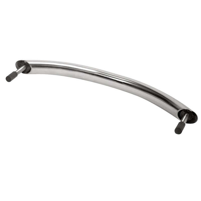 Whitecap Studded Hand Rail – 304 Stainless Steel – 24″ [S-7093P]